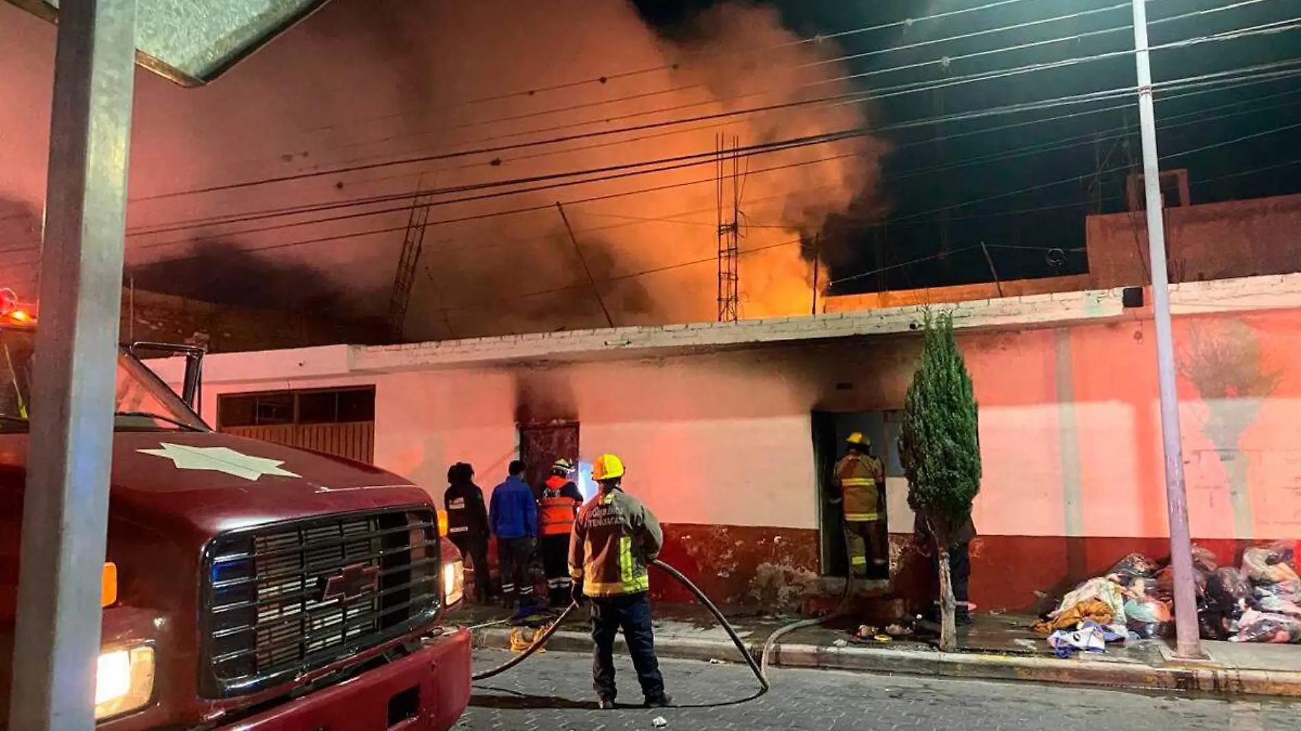 incendio en casa de Tehuacan